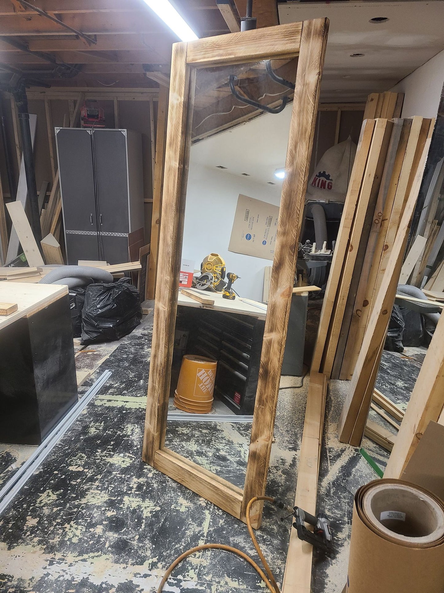 Rustic Mirror 29 1/2 x 82